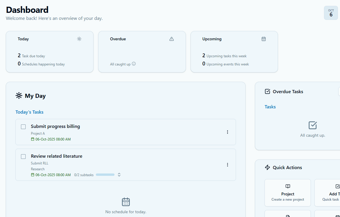 Deskoto Dashboard Preview